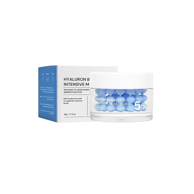 Hyaluronic Acid Capsule Cream, Hydrating Face Moisturizer Capsule Cream Long Lasting Nourishing & Firming, Korean Skincare for Deep Hydration and Skin Repair, Reduce Fine Lines and Wrinkles