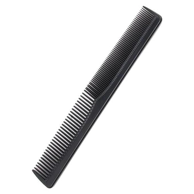 Black Plastic Head Narrow Fine Teeth Hair Comb Beauty Tool, Lightweight and Portable Design,Hair Combs Styling Tools and Appliances