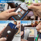 Airtag Wallet for Men (Sauce Coffee133)