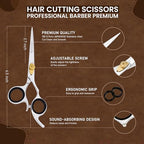 Hair Cutting Scissors (Gold Hair Scissor)