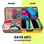 8 Set Packing Cubes (8 set - Rose/Blue)
