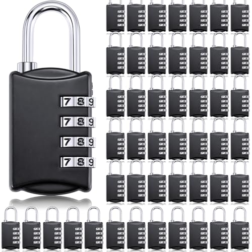 50 Pcs 4 Digit Combination Locks Small Combo for Luggage