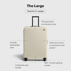 Away Large Checked Luggage, 29 Inch Hardside Suitcase - Image 3