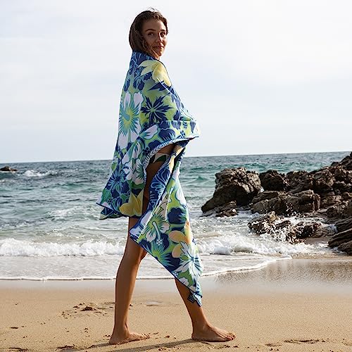 Quick Dry Microfiber Beach Towel (Hawaii / Extra Large 78x35")