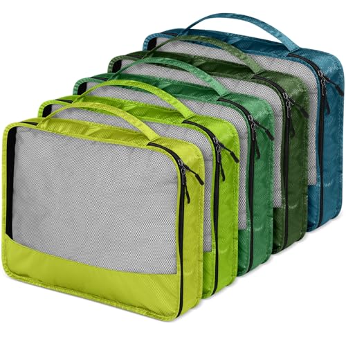 Packing Cubes for Suitcase Large Organizer Bags (Green / Large)