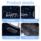 Luggage Cover Washable Suitcase Protector Anti (Be Happy / S(fits 20-22inch suitcase))