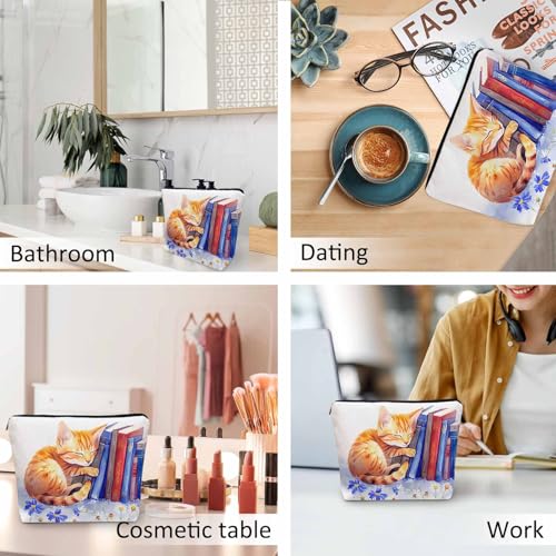 Cat Cosmetic Travel Bag For Toiletries (9 x 7.1 inch / Cat)