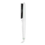 Mane Get Ur Sleek On Hair Straightener Brush - Smoothing Hot Air Brush with Adjustable Heat for Frizz-Free Styling - Nano Ceramic Ionic Hair Tools - For Use on Dry Strands - Worldwide Voltage