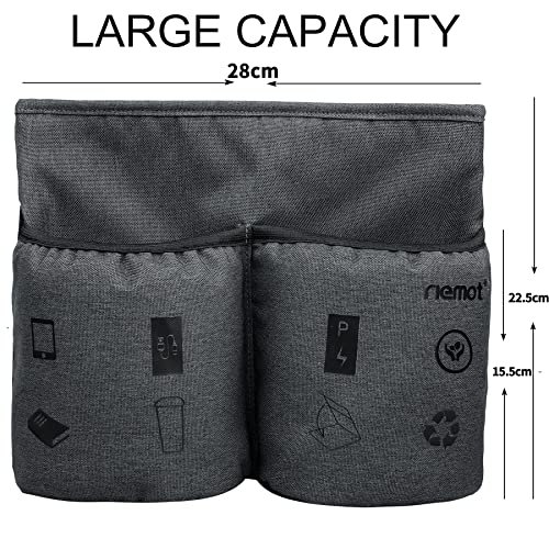 Luggage Travel Cup Tablet Holder (Tablet & Cup Holders: Grey)