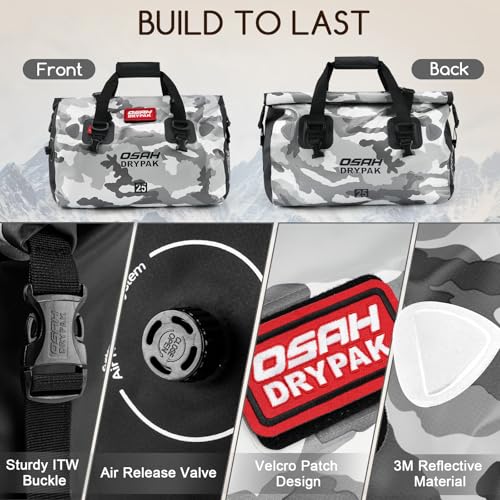 Waterproof Duffel Bag (Sky Grey / 40L)