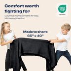 Travel Blanket and Pillow (Black)
