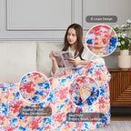 Weighted Blanket (19-pink Blue Tie Dye / 60" x 80" | 20lbs)