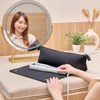 Hair Tools Travel Bag and Heat Resistant Mat (Mesh Black)