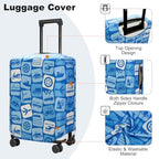 Travel Luggage Cover Suitcase Protector Fits 31 (Travel Mark / XL)