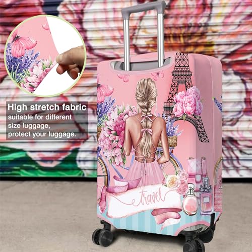 Travel Luggage Cover Suitcase Protector Fits 18 (Travel-4 / S(18-20in))
