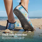 Water Shoes for Women Men Quick (5-6 Women/4-5 Men / Shells in the Ocean)