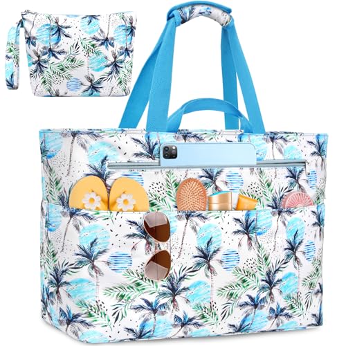 Extra Large Beach Bags for Women (Leaf Beach)