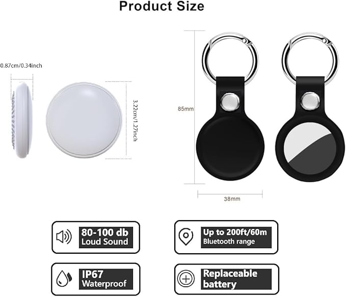 Key Finder, Works with Find My, Sound Location, Key Locator Tracker - Image 7