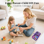 Sewing Kit Gifts for Kids Mom Grandma Adults Beginner Traveler (Purple / M)