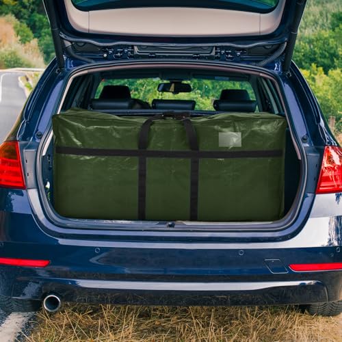 4 Pcs 66 Gallon Extra Large Moving Bags Heavy Duty Storage Bag (66 Gallon / Green)