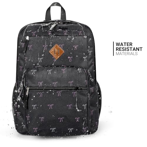 26L Backpack for College (Bow Black / 16.5 Inch)