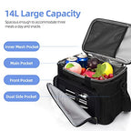 Insulated Lunch Bag (Black / Large)
