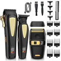 Hair Clippers for Men Cordless Hair Trimmer Electric Shavers for Men Set (Black-1)
