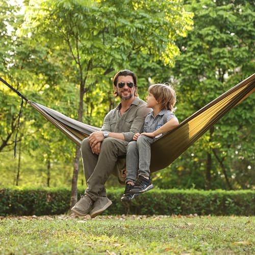 Camping Hammock (Green&khaki / Large)