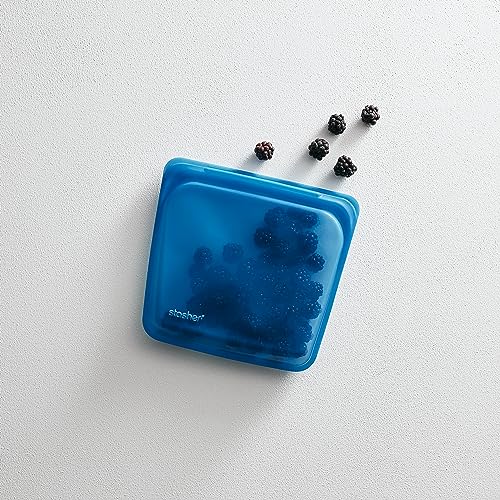 Premium Reusable Silicone Sandwich Bag (Blueberry / Single)
