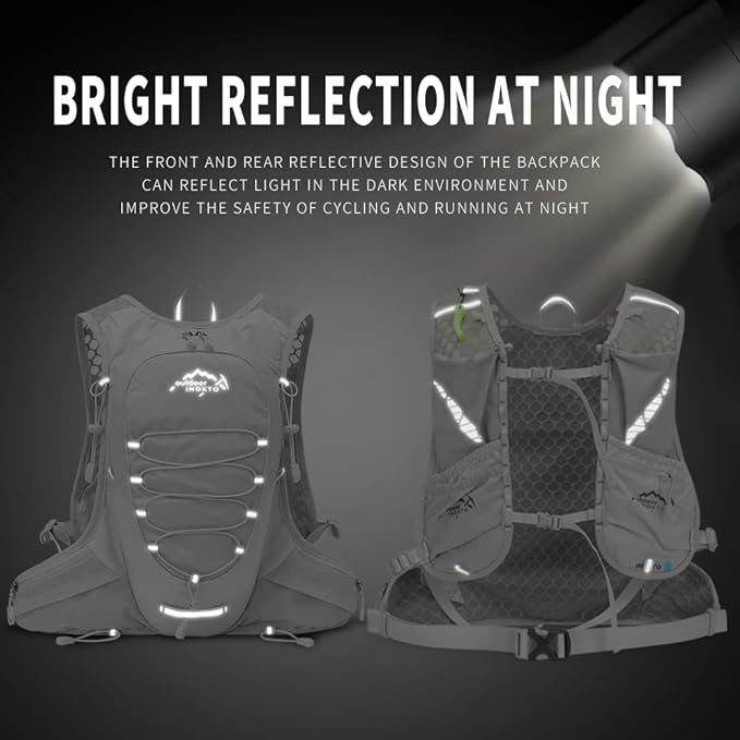 Running Hydration Vest for Men Women Water Backpack for Running 3L Running - Image 5