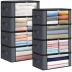 35L Closet Organizers (8 Pack-35l / Grey)