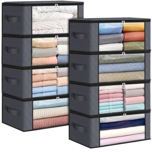 35L Closet Organizers (8 Pack-35l / Grey)