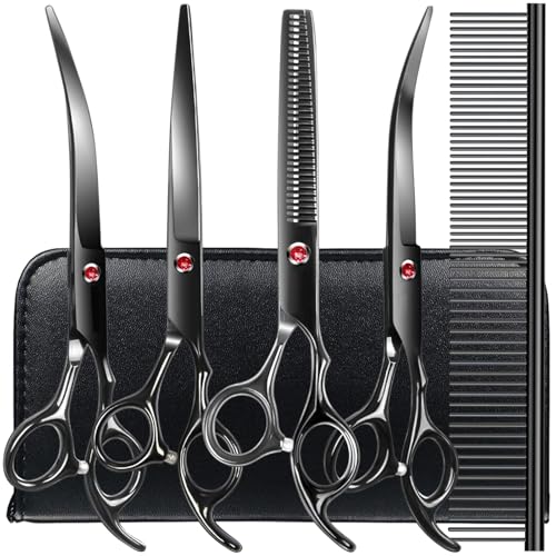 Dog Grooming Kit (Black / 5 Piece)