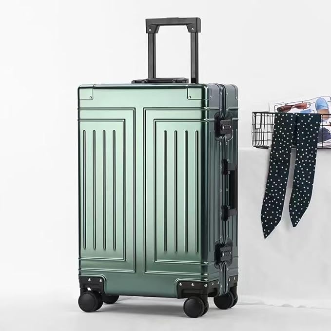 All Aluminum Magnesium Carry On Luggage，Cut from Whole Aluminum Sheet，22x14x9 - Image 3