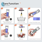 Rechargeable Luggage Scale 110lb (Black)