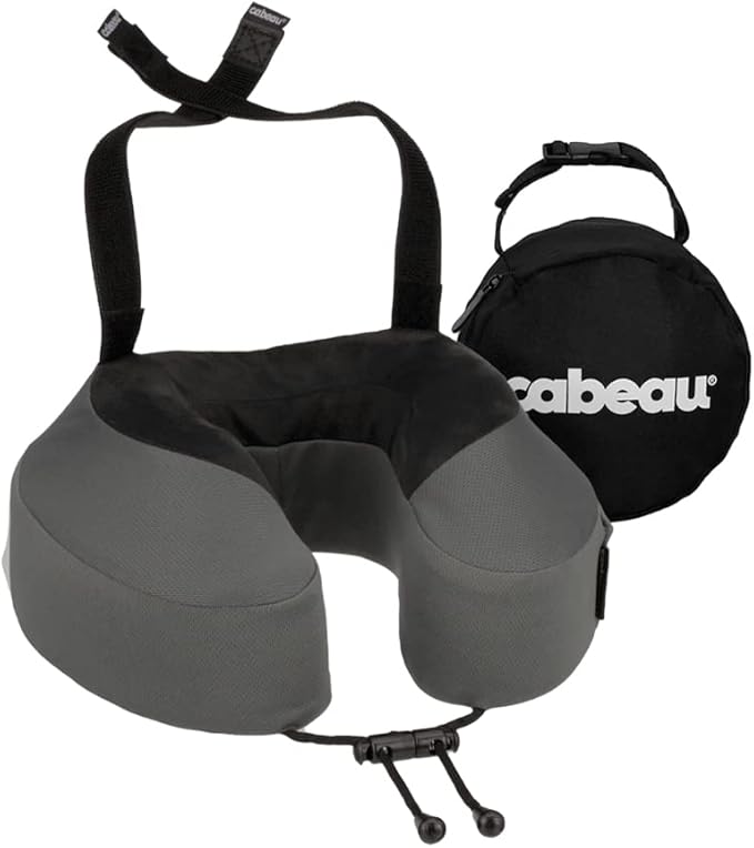 Cabeau Airplane Travel Pillow for Long Flights by Cabeau
