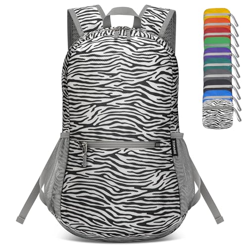 Lightweight Packable Backpack (20L / D-zebra Print)