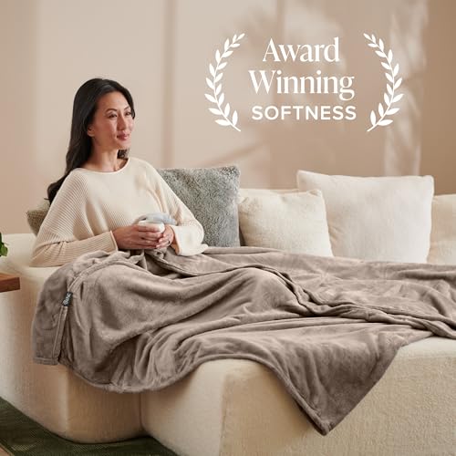 Fleece Blanket Luxury Microplush (Twin/Twin XL / 23 - Taupe)