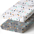 Changing Pad Covers for Baby (Heart / 32x16x5 Inch)