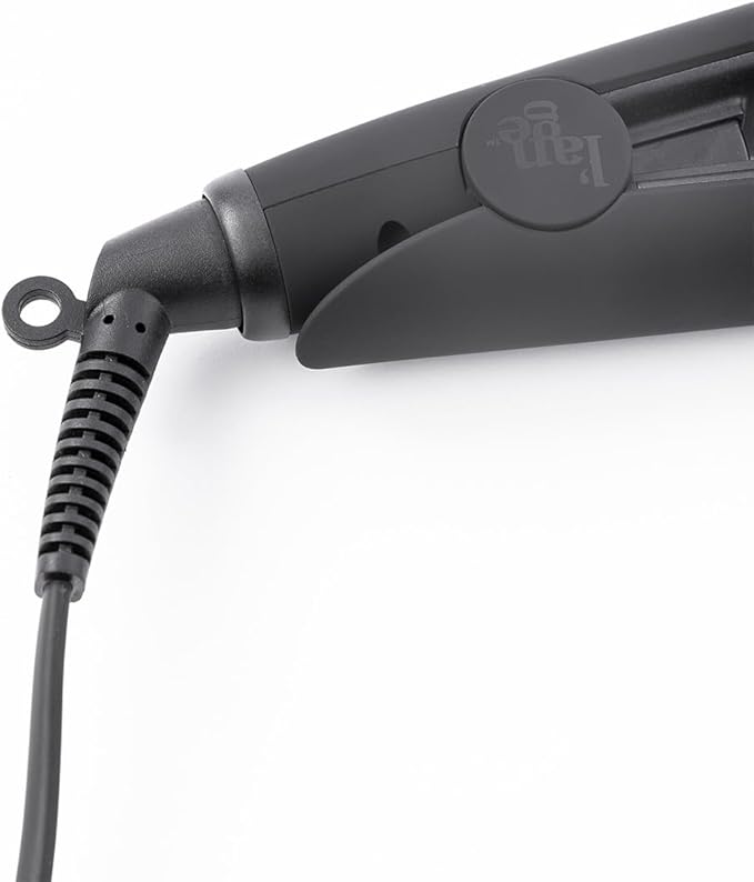 L'ANGE HAIR Le Ceramique 1-Pass Flat Iron Hair Straightener | Fast Heating Ceramic Flat Iron | Best Hot Tools Professional Hair Straightener to Lock in Moisture & Shine | (Black)