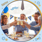 50 Pack Father's Day Plastic Cups 12 oz for Party (Father's Day)