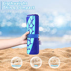 Microfiber Beach Towel with Bag Oversized 71x32 Sand Free 2 Pack (2 Pack Turtle Shark / 71"x32")