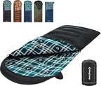 Sleeping Bag for Adults (BLACK / Right Zip)