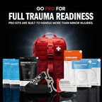 MyFAK PRO IFAK Trauma Kit & First Aid Kit with Tourniquet (Red / PRO)
