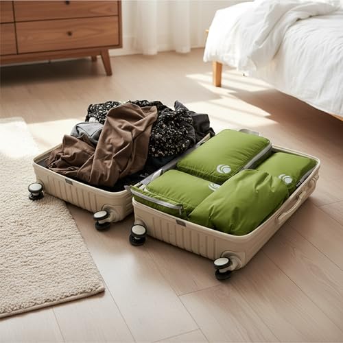 Compression Packing Cubes Set (Green / 3PCS)