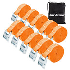 1 in x 12 ft Lashing Straps (10 PK / Orange)