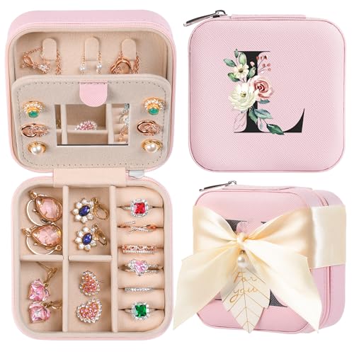 Travel Jewelry Case (pink / L)