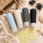 Travel Bottles for Toiletries (Black / 3.4 Ounce)