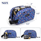 Small Cooler Bag (Blue-Floral Print)