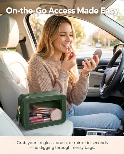 Clear Makeup Bags (C-Green)